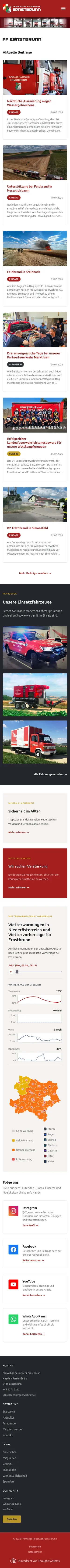 FF Ernstbrunn Mobilansicht